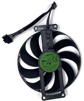 LZHUKOZ per 87mm T129215SU 12V 0.5A 6Pin per Dual RTX3060 3060 Ti Ventole di Raffreddamento della Scheda Grafica per ASUS per GeForce RTX 3060Ti V2 Mini Dual OC Fan(Green)
