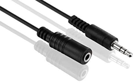 PerfectHD 3m Klinkenkabel Verlängerung 3,5mm | AUX Kabel | Audio Stereo Klinkenkabel | 3,5mm Stecker auf 3,5mm Buchse | Verlängerungskabel für Kopfhörer Smartphones Tablet Handy PC KFZ HiFi | Schwarz
