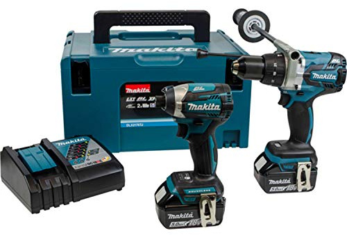 Makita 18 V 2 x 5 Ah Brushless Li-Ion Lxt Twin Kit, 1 Stück, DLX2176TJ