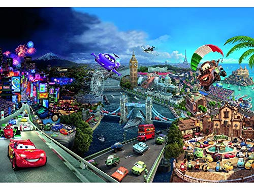 SUNNY Decor – Fotomurale Cars World, 1 pz, multicolore, SD400