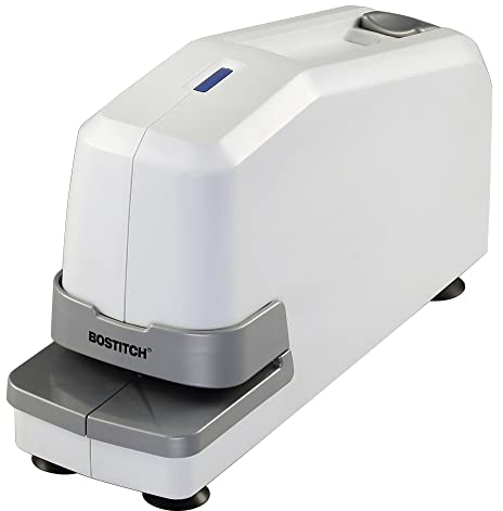Bostitch Office Impulse - Grapadora eléctrica de 25 hojas, resistente, sin atascos con garantía de confianza garantizada por Bostitch, color blanco (02011)