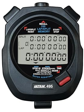 Ultrak 100 Lap Memory Timer, Black