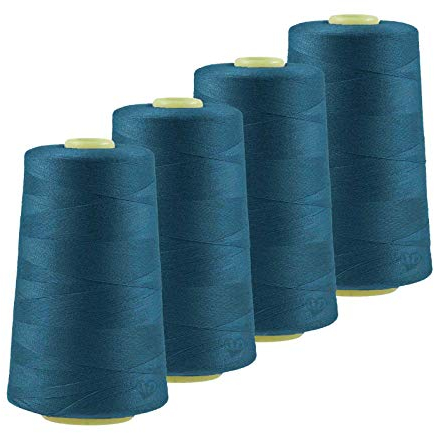 4 x 4572m Qualitäts Overlock-Garn Overlock-Nähgarn Oeko-Tex Farbe 821-860