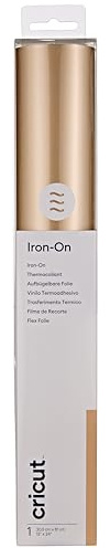 Cricut Transferfolie | Gold | 61cm (24) | Übertragungsvinyl-Rolle (HTV) | Für alle Cricut Schneidemaschinen geeignet