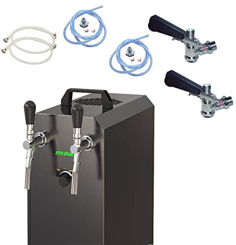 Set Completo - Spillatore Birra con Pompa a Membrana - Stream 50/K, Dispenser Birra, Macchina per Birra 2-Linee, 50 Litri/h, Keg:Senza, Keg 2:Senza