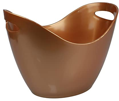 Bar@Drinkstuff 33383-59429 Sonrisa Wine & Champagne Acrylic Cooler, Beverage Tub 8ltr (Copper)