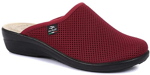 FlyFlot Ladies Wide Fit Clogs