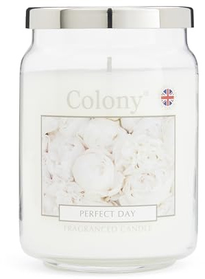 Colony Perfect Day Large Candle, 100hrs, White