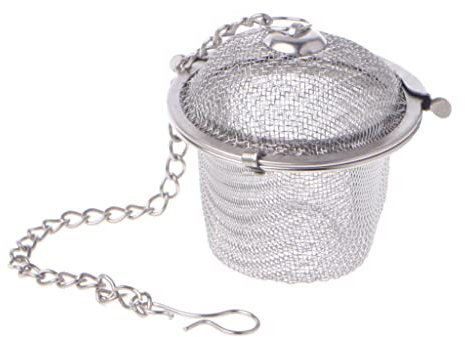 3 Sizes Stainless Steel Ball Tea Infuser Strainer Mesh Filter Loose Leaf Spice Silver, Small Practical Design