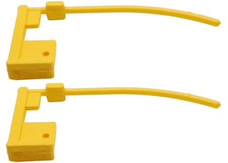 Flachberg Lot de 2 drapeaux de sécurité AR-15 - Jaune | Plastique robuste haute performance, pour armes longues et pistolets, application facile en cours, sécurité fiable