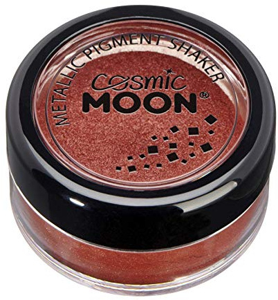 Matte Metallic Pigment Loose Face Powder | Red | Cosmic Moon | Cosmetic Pearlescent Powder | Eye Shadow, Makeup for Face, Eyes & Body