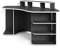 byLIVING Schreibtisch THANATOS / Gaming-Tisch in Anthrazit mit Kanten in Weiß / Eck-Schreibtisch mit viel Stauraum und XXL Tischplatte / Computer-Tisch / mit Ausatz / 198x76x85cm (BxHxT)