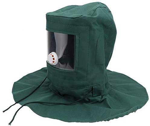 UKCOCO Sand Blasting Hood- Abrasive Sandblasting Tool With Hood Canvas Dust- Proof Equipment for Dust Removal, Cement Packaging, Grinding, Etc.