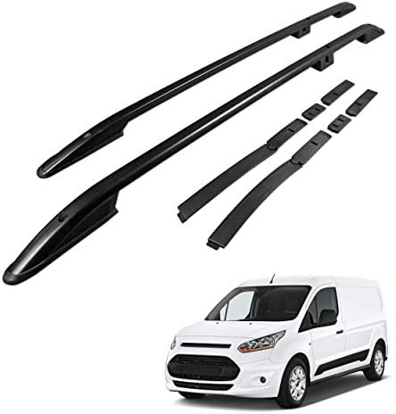 CHROMEMASTER Barre Trasversali da Tetto Compatibili con Ford Transit Connect 2014-2024 Short ; Sono Utilizzate per il Montaggio di Portapacchi, Box da Tetto o Portabiciclette Costruzione in Alluminio