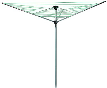 26m Retractable Wall Mounted Single Clothes Drying Reel, Heavy Duty Washing Line, Extendable Reel Airer Clothes line Adjustable Clothes Dryer Line Garden outdoor or indoor (30m)