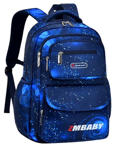 Amythe Kinderrucksack Jungen, Schulranzen Jungen 1-3. klasse, Wasserdichte Schultasche Polyester-Nylon Rucksack für Kinder, 42 * 28 * 16 CM