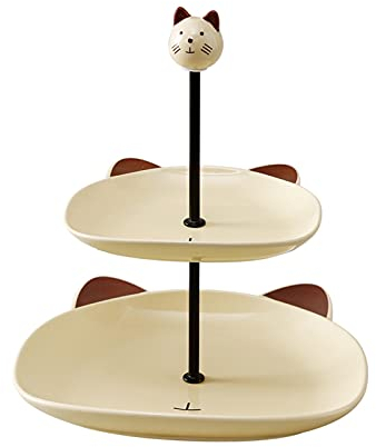 OQHAIR Fruteros Soporte para Pasteles De 3 Niveles Plato De Frutas Estante De Personalidad Mesa De Postre Creativa De Múltiples Capas Soporte De Exhibición Pastelería De Postre Plato Lind