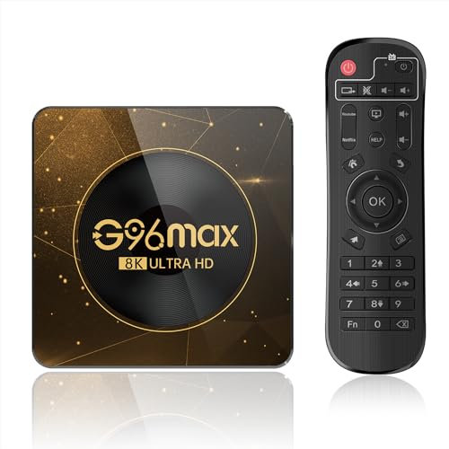 Android TV Box 13,0, WiFi 6 4K HD TV Box, 4GB ROM 64GB ROM RK3528 Quad-Core 64Bit Cortex-A53 Compatible con 2,4G/5G Dual WiFi BT 5,0 Cajas Inteligentes,2gb+16gb