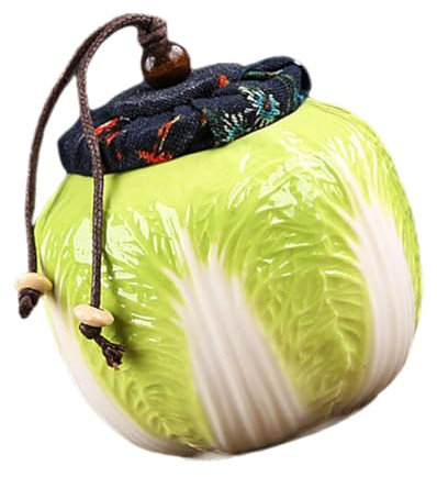 CONGARTENO Contenedor De Té De Cerámica Mini Tapa Sellada Almacenamiento De Té Suelto