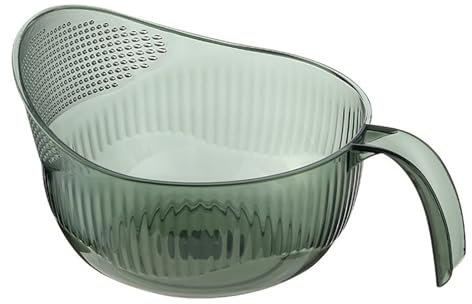 YPREWY MultiPurposes Riso Lavaggio Setaccio Rondella Riso Riso Cestino Drenante Materiale PET Rondella Vegetale Adatto per il Lavaggio