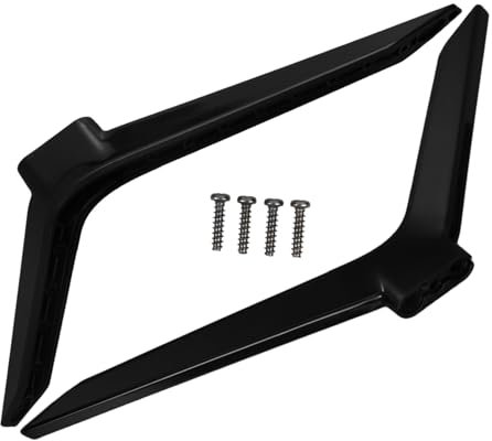 UKCOCO Supporto Tv in Plastica Robusta Staffe Montaggio Per Schermo Led Kit Installazione Facile e Ufficio