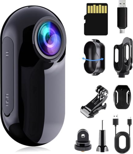 HOFAOUG Mini caméra Sport Portable Miniature, camé
