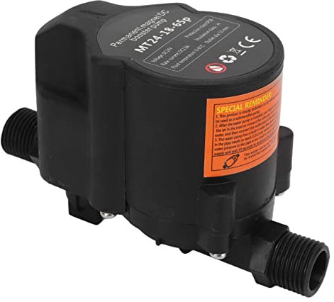 Pwshymi DC 24 V Pompa Acqua Booster Automatica, 65Pa Pompa Aumento Pressione Acqua per Rubinetto Doccia Casa Cucina