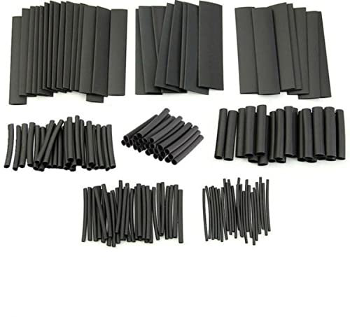 127pcs fili per tubi termorestringenti termorestringenti per tubi avvolgenti filo collegare copertura cavo di protezione cavo elettrico restringibile impermeabile 2: 1-127 pezzi aggiornamento