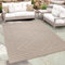 Teppium Outdoor Teppich Wetterfest 200 x 300 (200x290 cm) Beige - Sisal Optik Balkon Teppich Wasserfest, Waschbar und Flachgewebe - Terrassen und Garten Teppich für Draußen, Camping und Küche