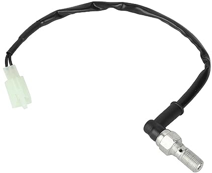Akozon Rieju Mrt 50 Bremslichtschalter, M10x1,00mm Einzeiliger Motorrad Bremszylinder Hydraulischer Bremslichtschalter für 640 690 950 990 für Aprilia/Cagiva/Ducati/Piaggio/Triumph/Suzuki