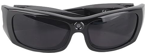 LOCADENCE Kamera Headset Brille, BT 1080P Polarisierte Linse, Unterstützt Anrufe, Video, Musik, Sonnenbrille für Besprechungen, Schulungen, Aufzeichnungen Im Klassenzimmer