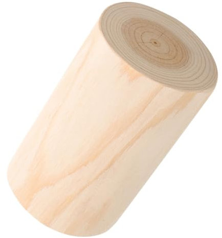 SUPVOX clôture en Bois bougeoir de Ferme Pots de Plantes rustiques planteur de Tronc d'arbre Tabouret de souche d'arbre Piquet de Jardin centres de Bougies Faux Porte-Arbre Beige