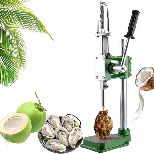 Abridor Profesional De Conchas De Ostras, Máquina De Prensa De Apertura Manual, Herramienta Comercial De Acero Inoxidable para Abridor De Almejas, Altura Ajustable, Barra De Presión Antideslizante