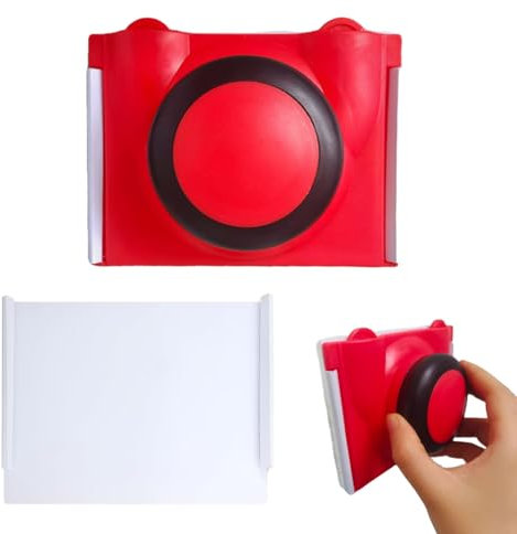 HAMKU Herramienta para bordes de pintura,almohadilla para pintura para bordes, herramienta para pintar bordes, herramienta multiusos para cortar bordes de pintura, herramienta multifuncional par(rojo)