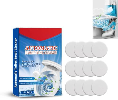 Pastilles Nettoyantes WC,Détartrant Et Désodorisant Pour Cuve De Toilettes,Toilette Propre Toilette Désodorisant Détartrage Jaunâtre Air Frais Et Durable