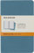 Moleskine Cahier Journal, Set 3 Notebooks with Ruled Pages, Cardboard Cover with Visible Cotton Stiching, Colour Brisk Blue, Pocket 9 x 14 cm, 64 Pages