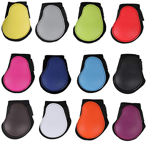 NETPROSHOP Pony Shetty Full Hartschalen Streichkappen Anatomisch Geformt, Groesse:Full, Farbe:Pink