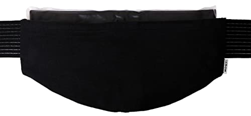 Moqy® Moorkissen Rücken & Bauch für Mikrowelle und Wasserbad mit Bezug und Gurt (Bauchumfang 100-170 cm) - Wärmekissen mit edlem Geschenkkarton…