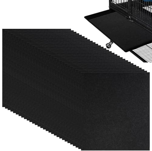Forro para jaula de pájaros, juego de forro absorbente de agua, almohadillas de fieltro de fácil corte, ropa de cama y arena para cacatúas y periquitos