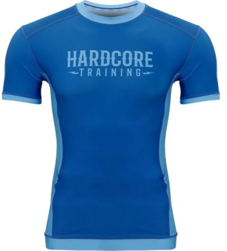 Hardcore Training Neocamp Black Top Rashguard Hombre BJJ MMA Manga Corta