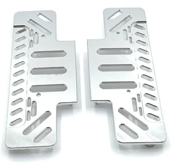 Chasis Marco Rc Para MN128 MN86 G500 1/12 Pedal Metálico Coche RC Camión Para Buggy Vehículos Oruga Piezas Accesorios Mejoras Reemplazo Y Reparación(Silver)