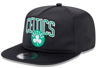 New Era The Golfer Snapback Cap NBA Patch Retro Boston Celtics Black (S/M)
