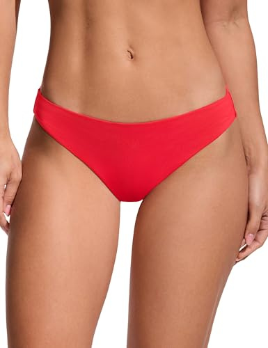 CRZ YOGA Taille Basse Bas de Bikini | Coupe Jambe Moyenne, Couverture Modérée, Doublure Intégrale, Natation, Slip de Bain pour Femme