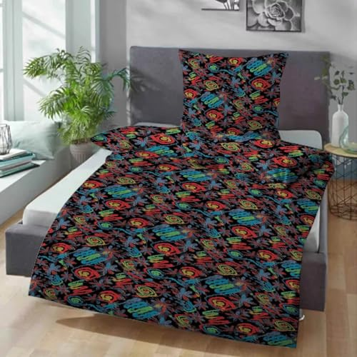 Bedskin Bettwäsche-Set mit Teddy Plüsch Cashmere Touch Cashmere-Optik, 2-teilig, 135x200 cm, 80x80 cm, warmes Plüsch, (Mehrfarbig)