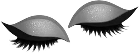 Adesivi per ombretto, patch per ciglia con ombretto, adesivi per trucco occhi veloci e riutilizzabili, adesivi colorati per il trucco degli occhi per carnevale, cosplay, concerti, festival, Halloween