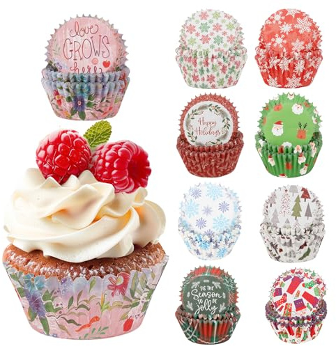 450 Piezas Papel Magdalenas,Moldes Magdalenas Papel,Molde Cupcakes,Moldes Reposteria | Molde De Repostería Para Hornear | Ideales Para Fiestas, Cumpleaños, Bodas Y Postres