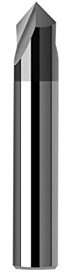 Fräsborr 90 grader fasning, Fasfräs Hårdmetall Volframlegering Belagd 3 Skärig 60 90 120 Grad Flera Storlekar(6x50lx120r)