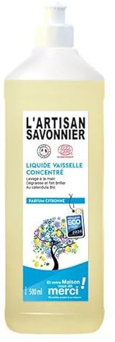 Gravier Artisan Savonnier Liquide vaisselle 500ml