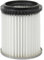 RUECAB - Filtro cilindrico per aspirapolvere per cenere - cartuccia lavabile - compatibile con borraccia vuota cenere 648004 - Dimensioni: Ø9 x H9 cm
