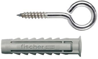 Blíster FISCHER 5 unidades taco SX-5 Plus + hembrilla cerrada 4x21mm